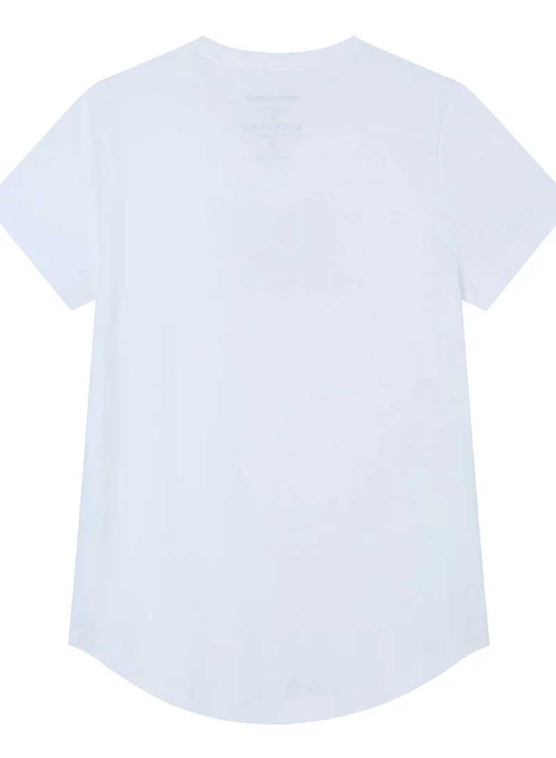 GIORDANO  Women’s Regular Fit Cotton Crew Neck Printed Tee for Women | Best Price UAE
